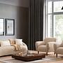 Napoli 3-seater sofa Brown 1