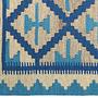 Kilim Gashgai Teppich Blau 1