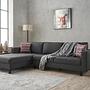 Kale Sofa Chaise Lounge Left Anthracite 1