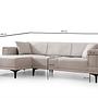 Horizon Ecksofa Rechts Ecru 7