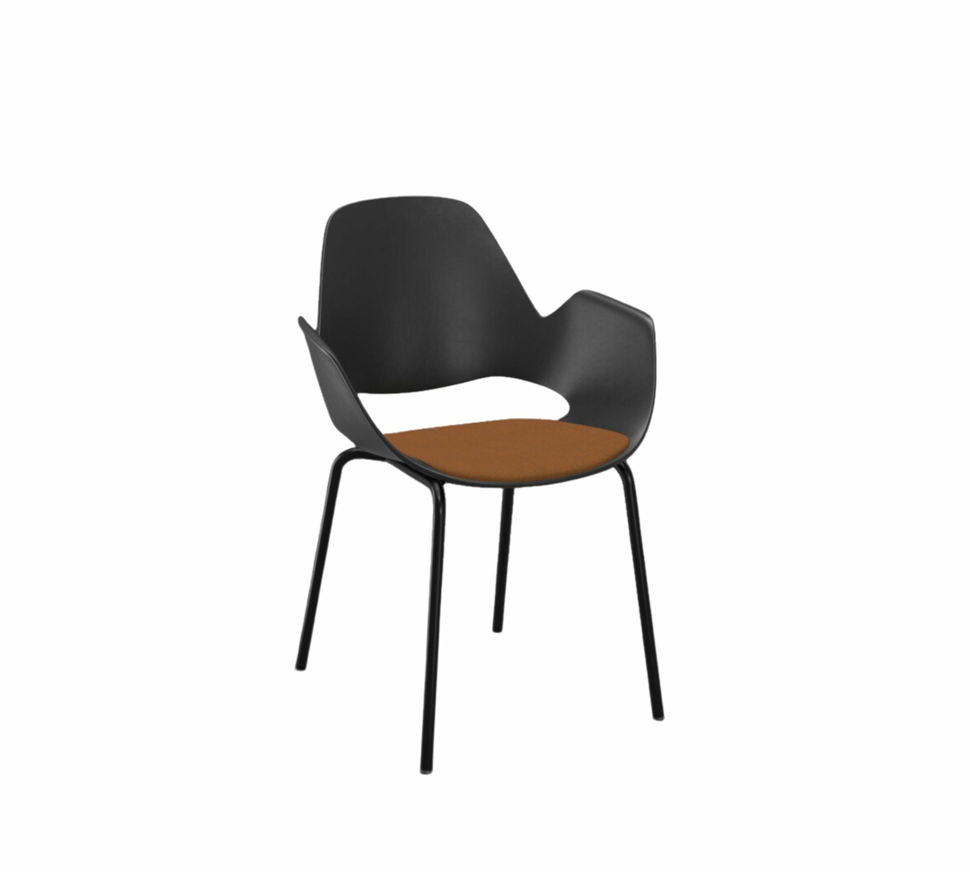 FALK Stuhl Aluminium Pulverbeschichtet Kunststoff Terrakotta 0