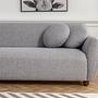 Eddy corner sofa left light grey 3