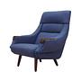 Lounge Chair Blau 1960er Jahre 0