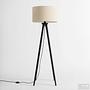 Floor Lamp Orbis 1-Light Solid Pine Terry Cloth 4