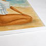 Seaside Glow Kunstdruck mit Rahmen Mehrfarbig 2