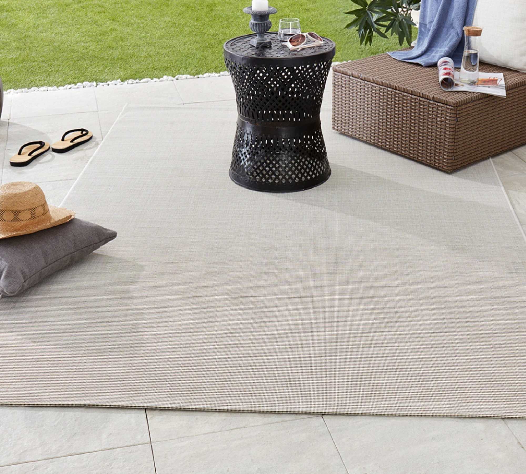 Teppich In/Outdoor Granit 120 x 170 cm 3