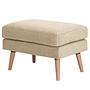 Polsterhocker Limeri Filz Beige 1