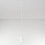 Zero Type A Pendant Light Aluminium Opal Glass White 3