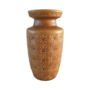 Vintage Vase Keramik Braun 0