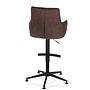 SOLAO LIFE HIGH Barstool Fabric Brown 9