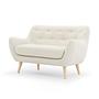 Herman 2-Sitzer Sofa Maya Cream 0