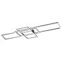 1-Flammig LED-Deckenleuchte Irvine Aluminium Silber 1