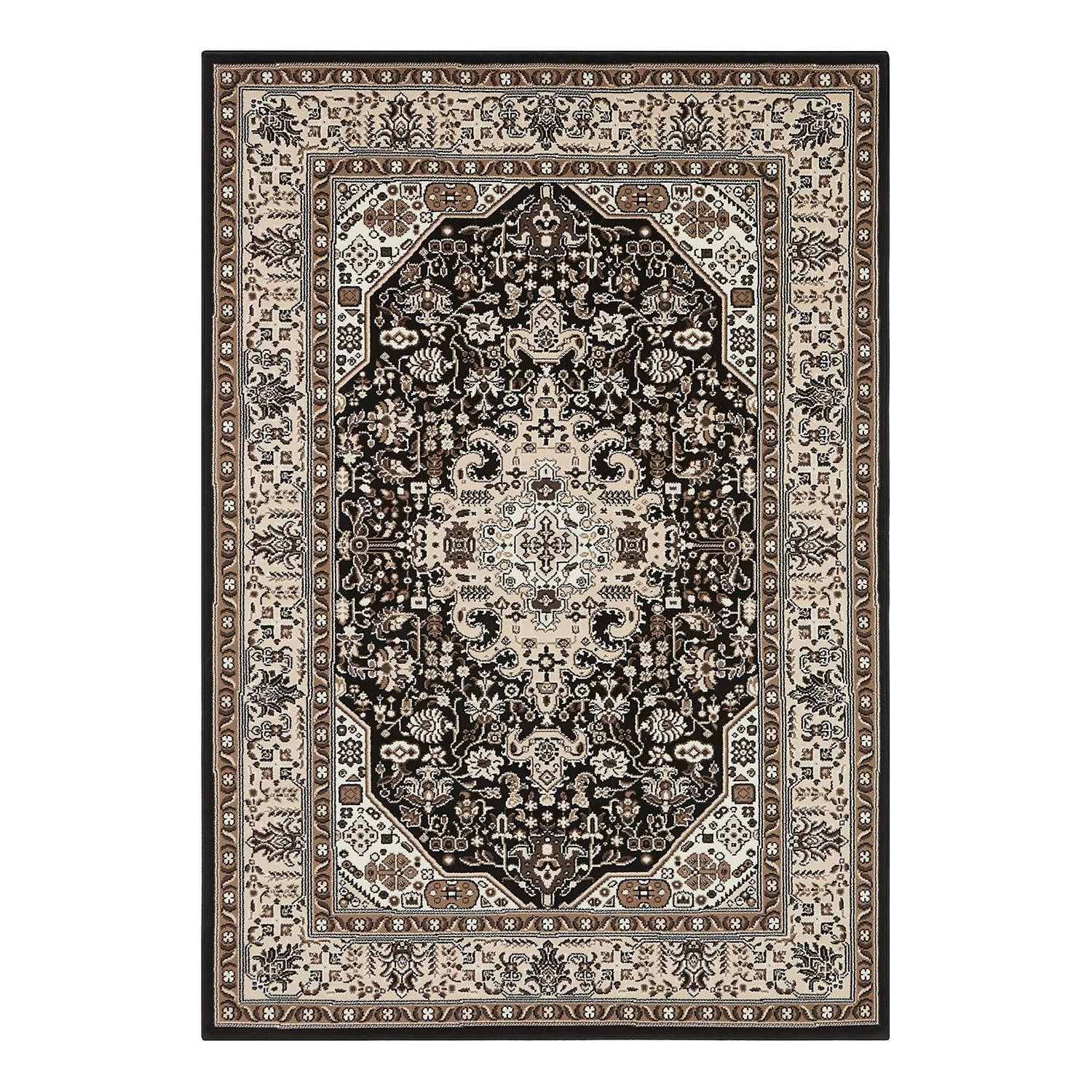 Kurzflorteppich Skazar Isfahan Braun 1