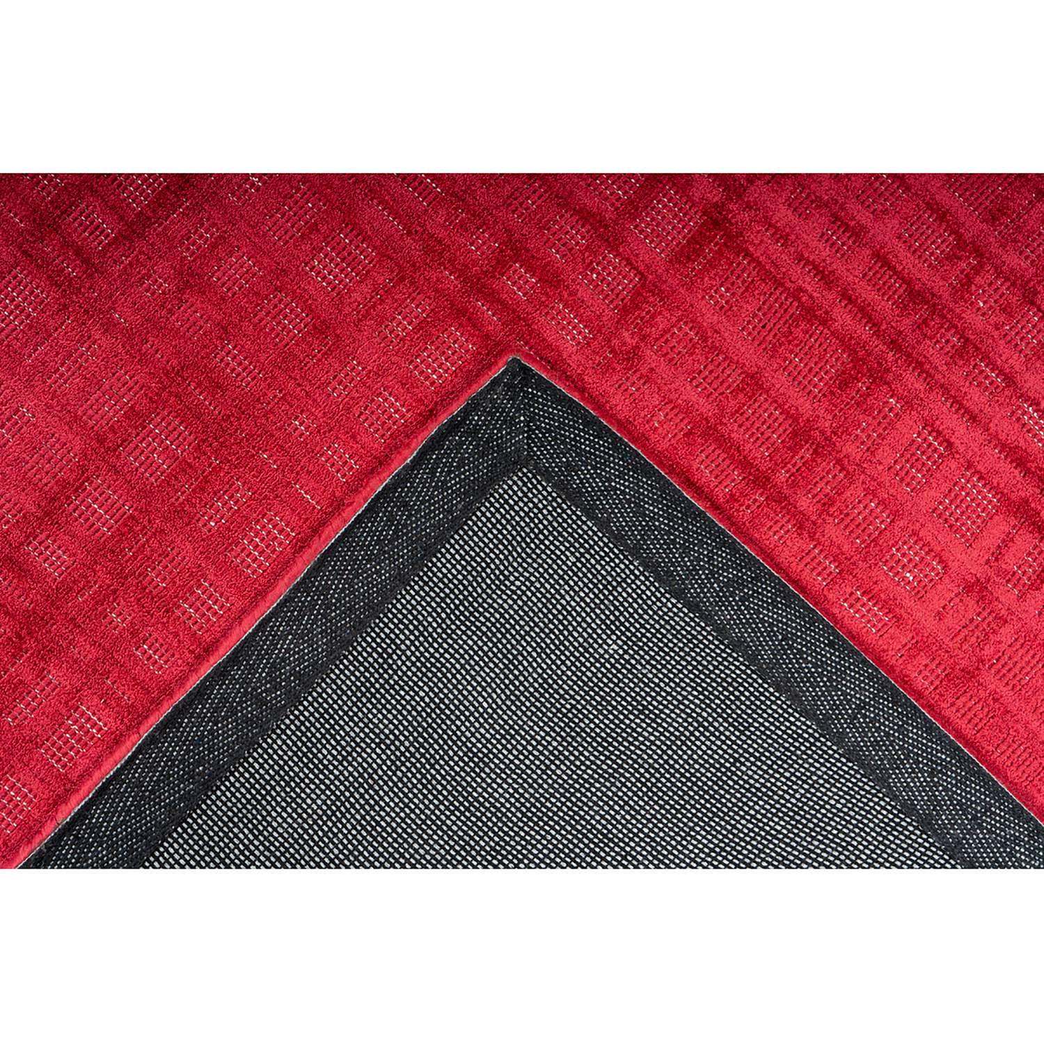 Short pile rug Karma 125 Cherry red 4