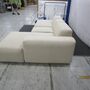 Pyllow Sofa Récamiere Rechts Webstoff Cremeweiß 6