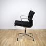 Vitra Eames EA208 Soft Pad Chair Cozy Black 1