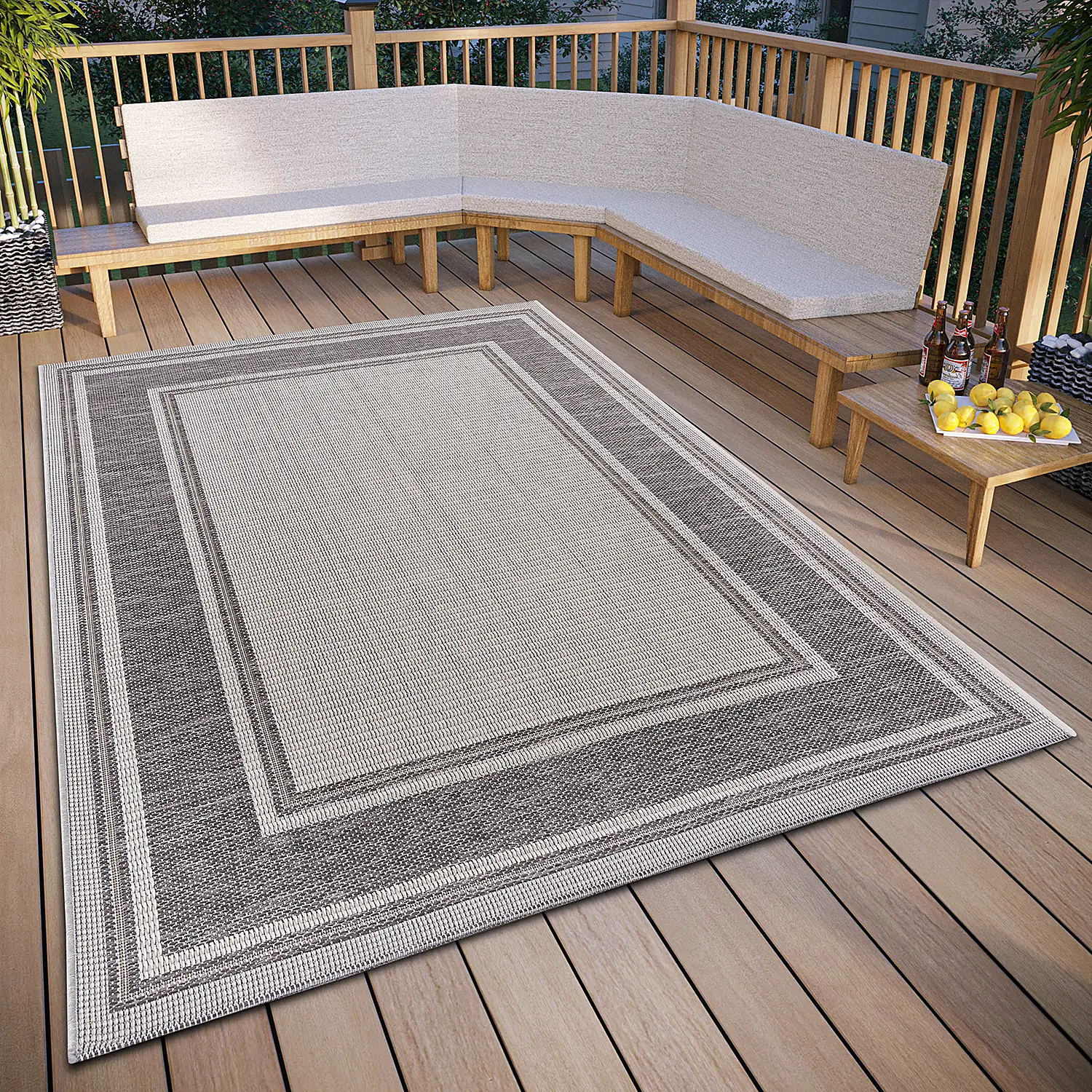 Cast In-/Outdoor Rug Grey 0