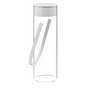 Chiardiluna Akku-Leuchte Glas Metall T1 Grau 1