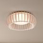 Monte LED Ceiling Light Iron Pine Wood 40cm 0