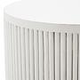 Walsa Beistelltisch Mangoholz Ridge Detail Whitewash 2