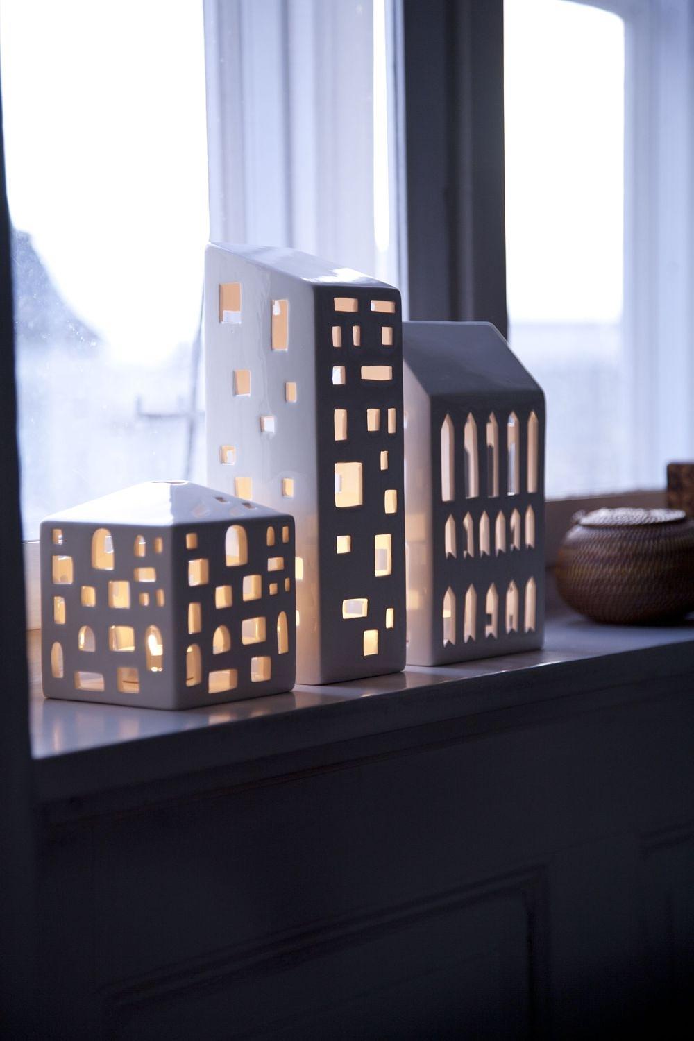 Urbania Light Houses Ceramic White 5