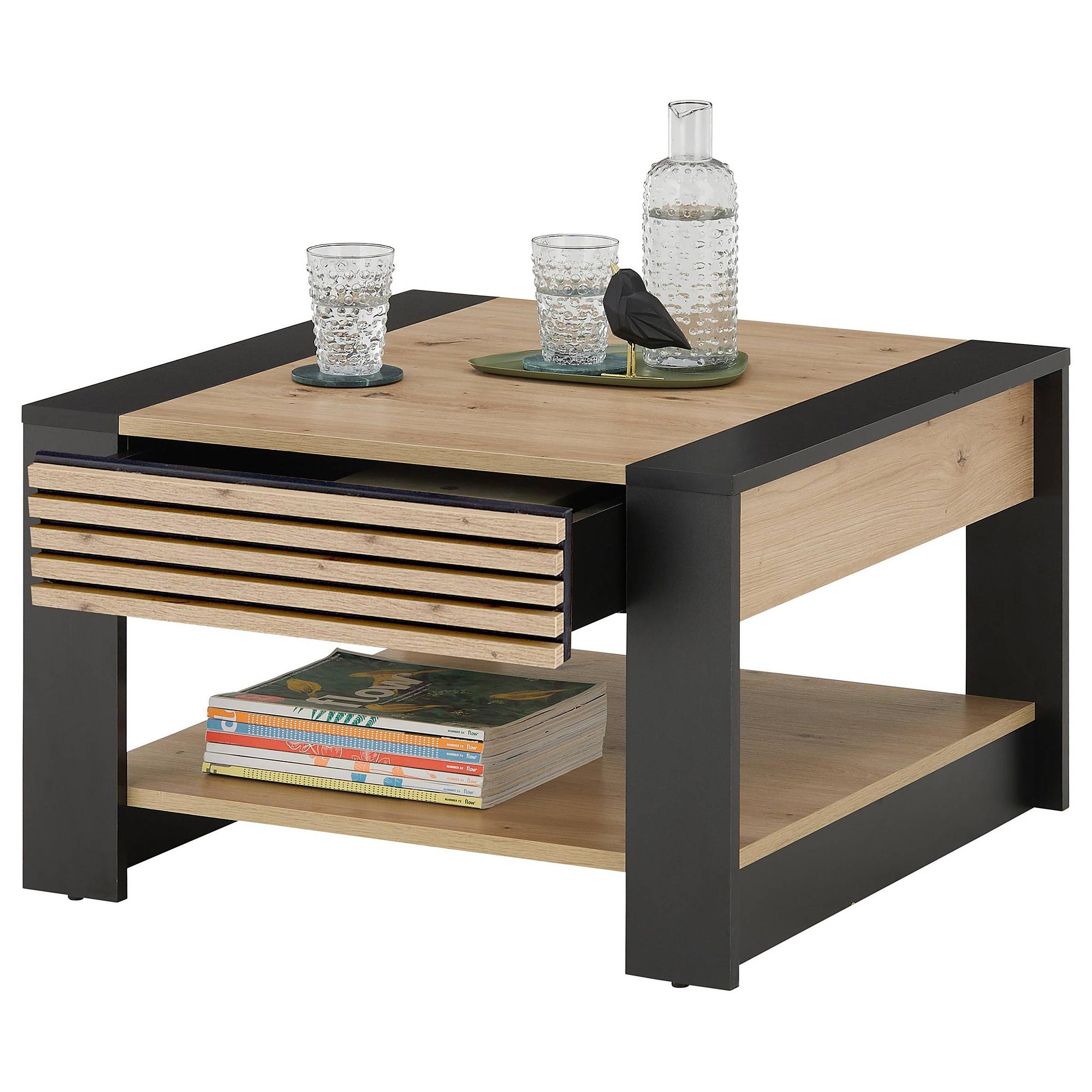 Krukah Typ B Couchtisch Eiche Graphit 1