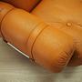 Space Age 3-Sitzer Sofa Orange 1960er Jahre 9