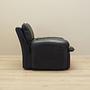 Lounge chair leather black 1970s 7
