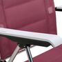 Klappstuhl Aluminium Textil Violett 1