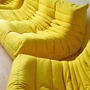 Togo Lounge Set 5-pc. Textile Lemon Yellow 8