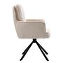 Salvin Swivel Armchair Set of 2 Beige 2
