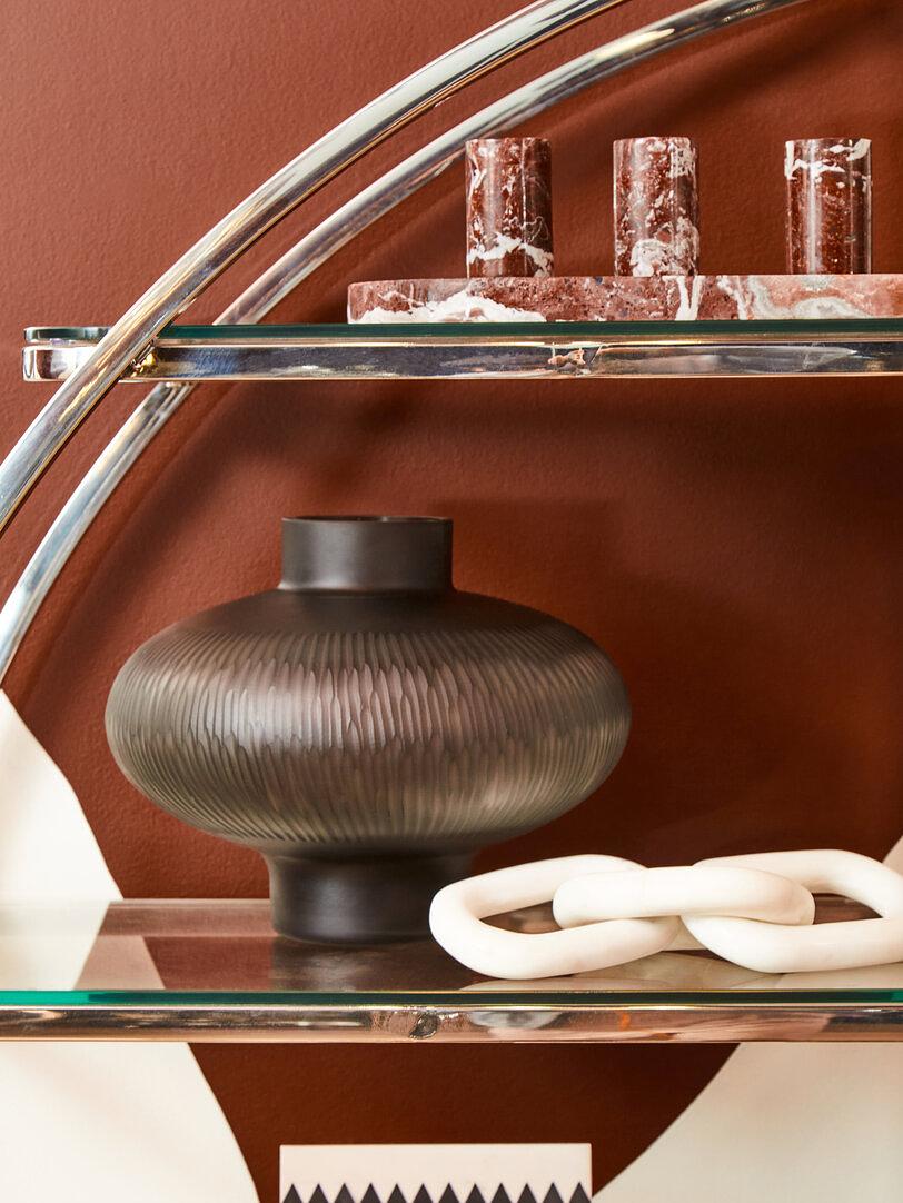 3x Salmo Tealight Holder Marble Red 9