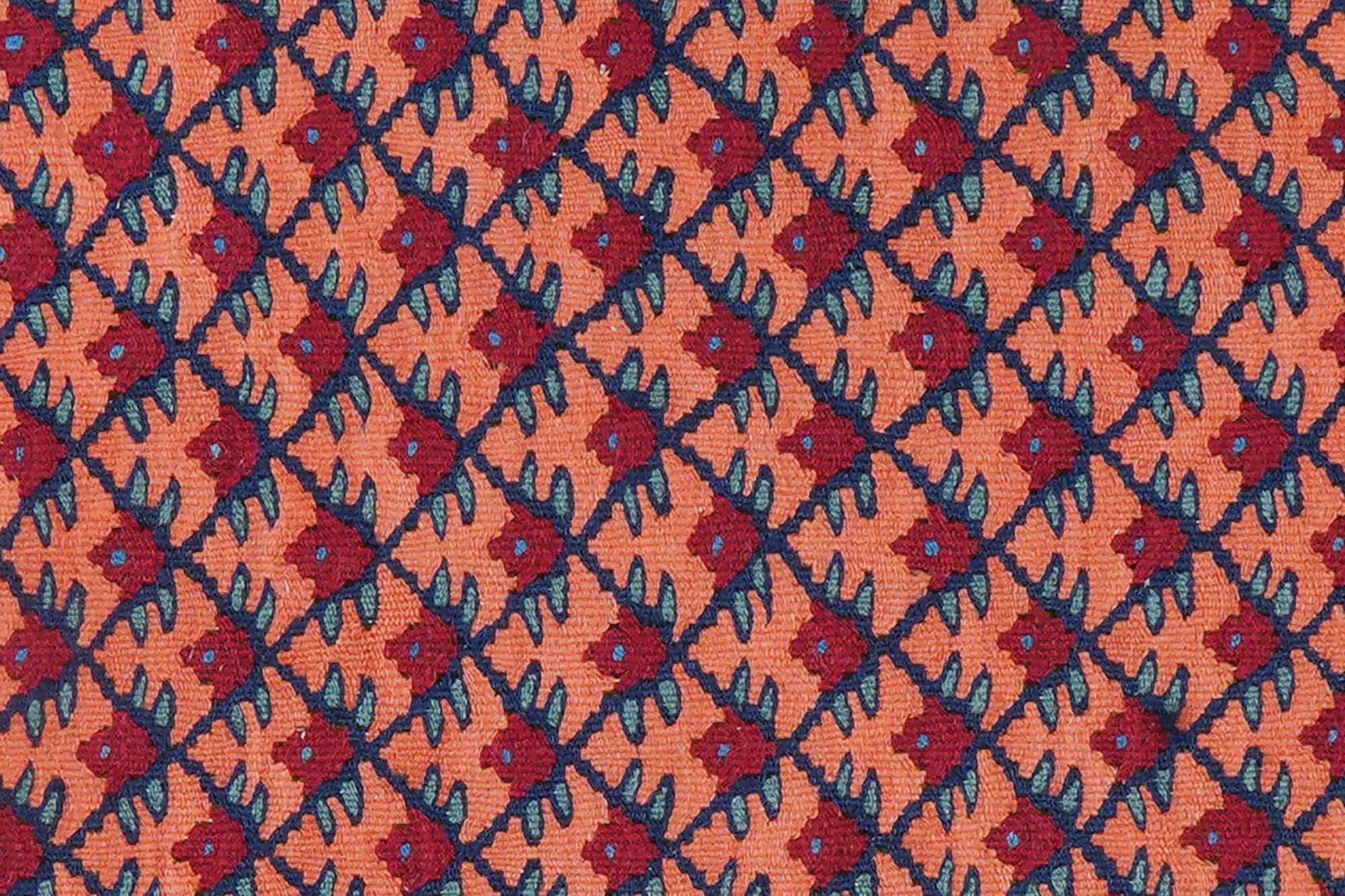 Kilim Senneh Teppich Mehrfarbig 4