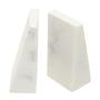 2x Marris White Marble Buchstützen
 3