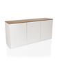 Kelo S Sideboard with 3 doors Oak White 7