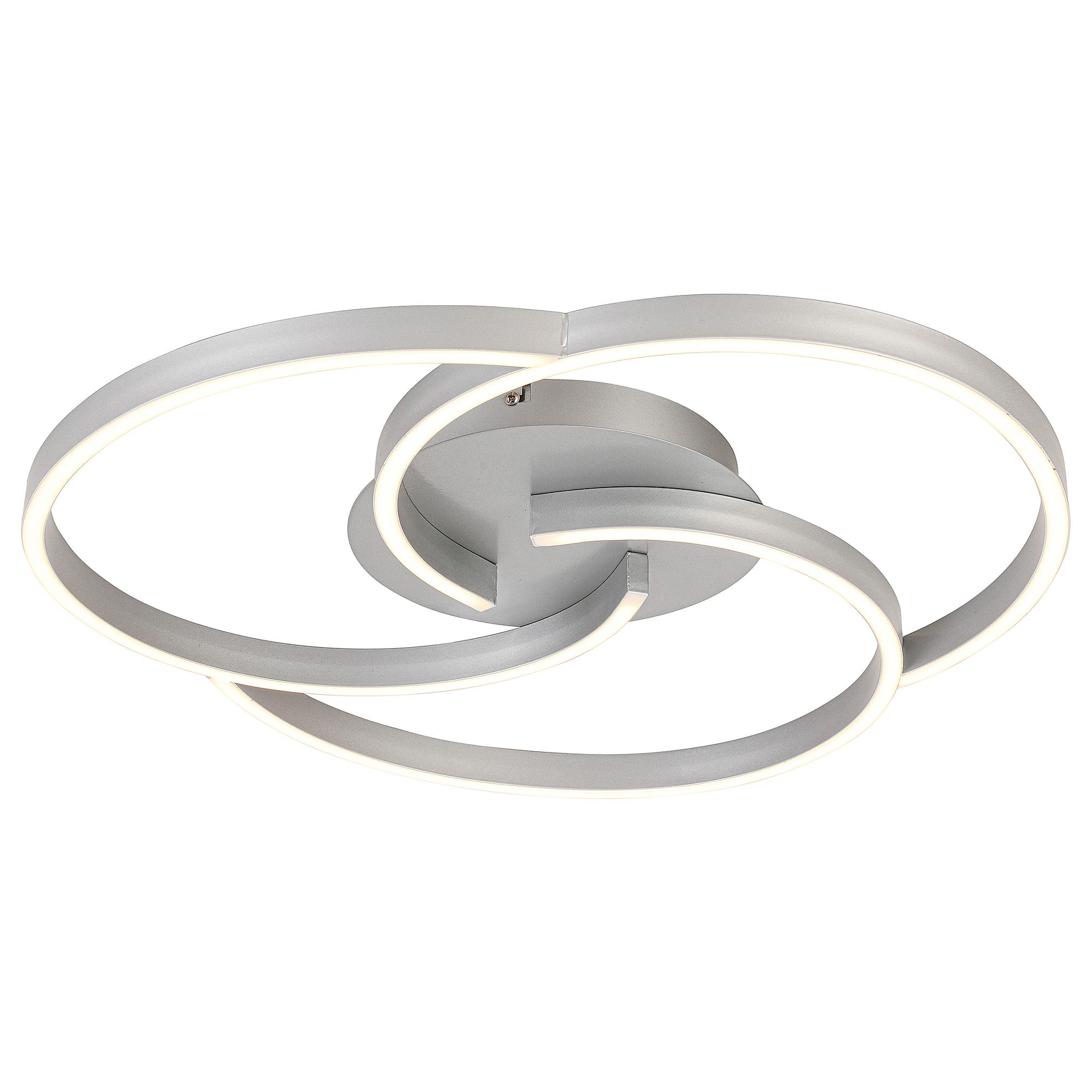 Kerstin LED-Deckenleuchte Aluminium Silber 4