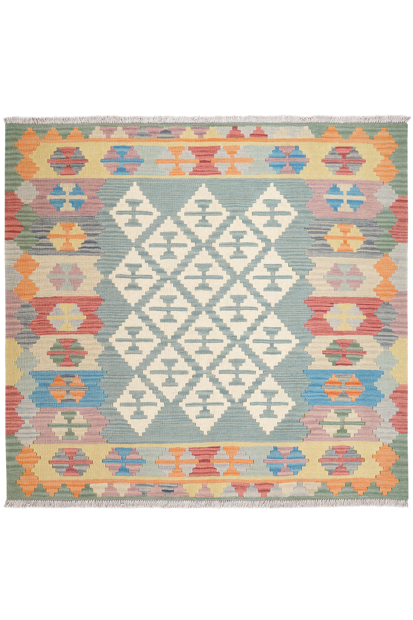 Kelim Gashgai Wool Multicolored 0