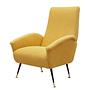Yellow armchair, Italian design, 70s, Production: Italy 0
