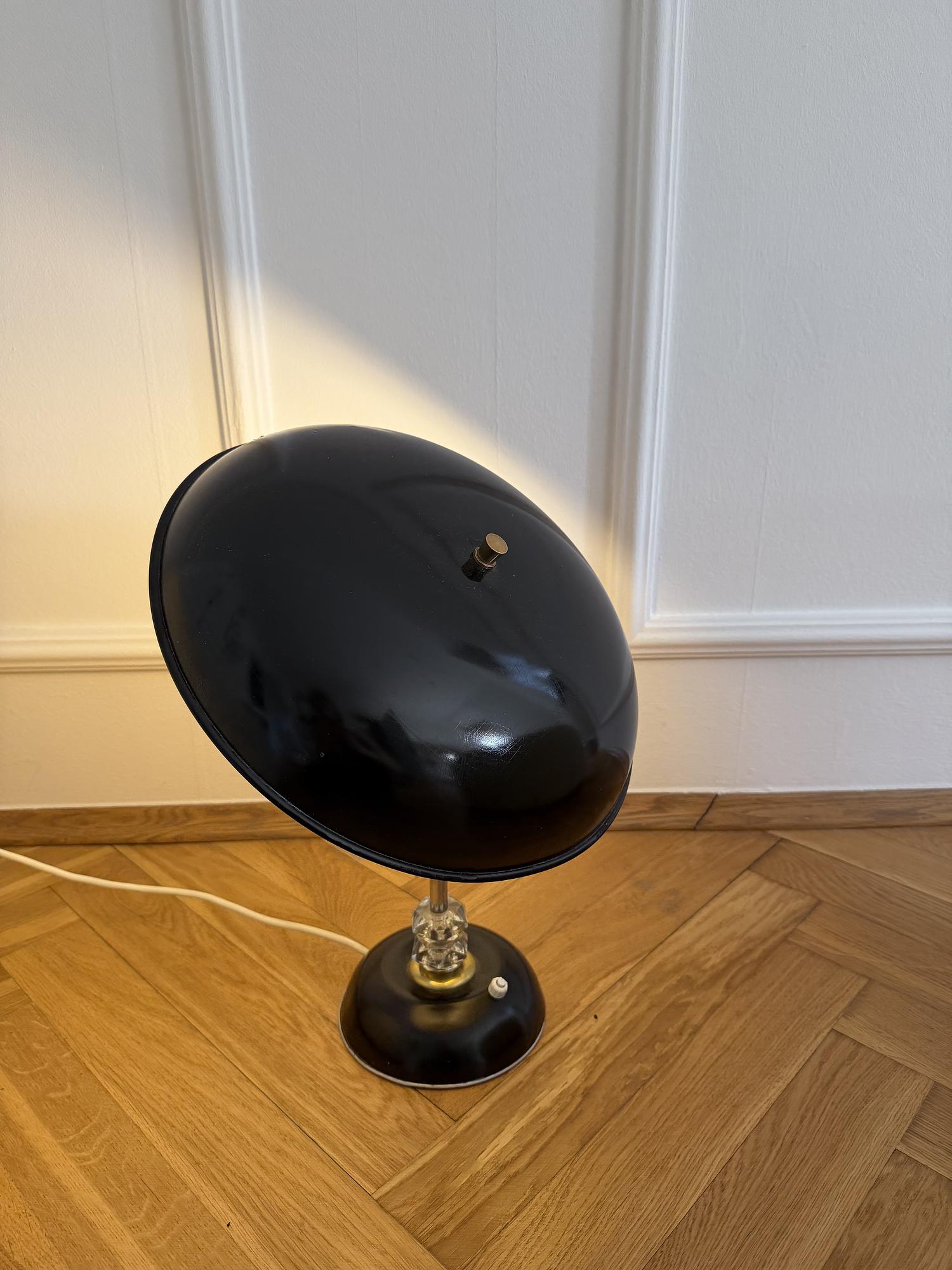 Table lamp Metal Black 1970s 5