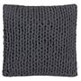 Kissenbezug Knit Baumwolle Anthrazit 0