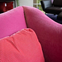 Bongobay 2-Sitzer Sofa Samt Pink 5