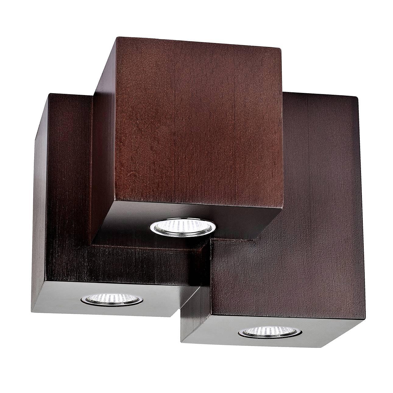 LED-Deckenleuchte Wooddream V Stahl Buche Massiv 0