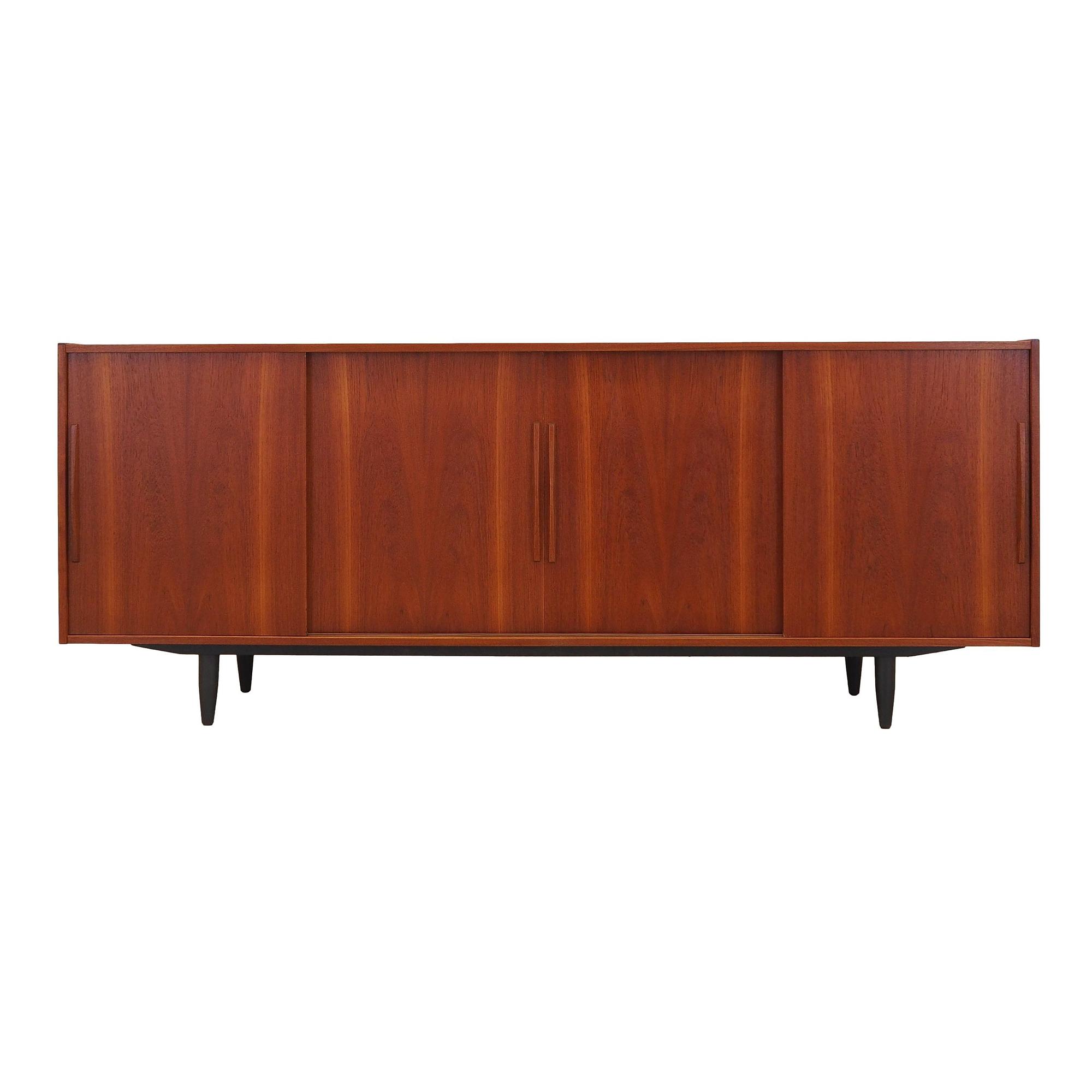 Teak sideboard brown 1970s 0
