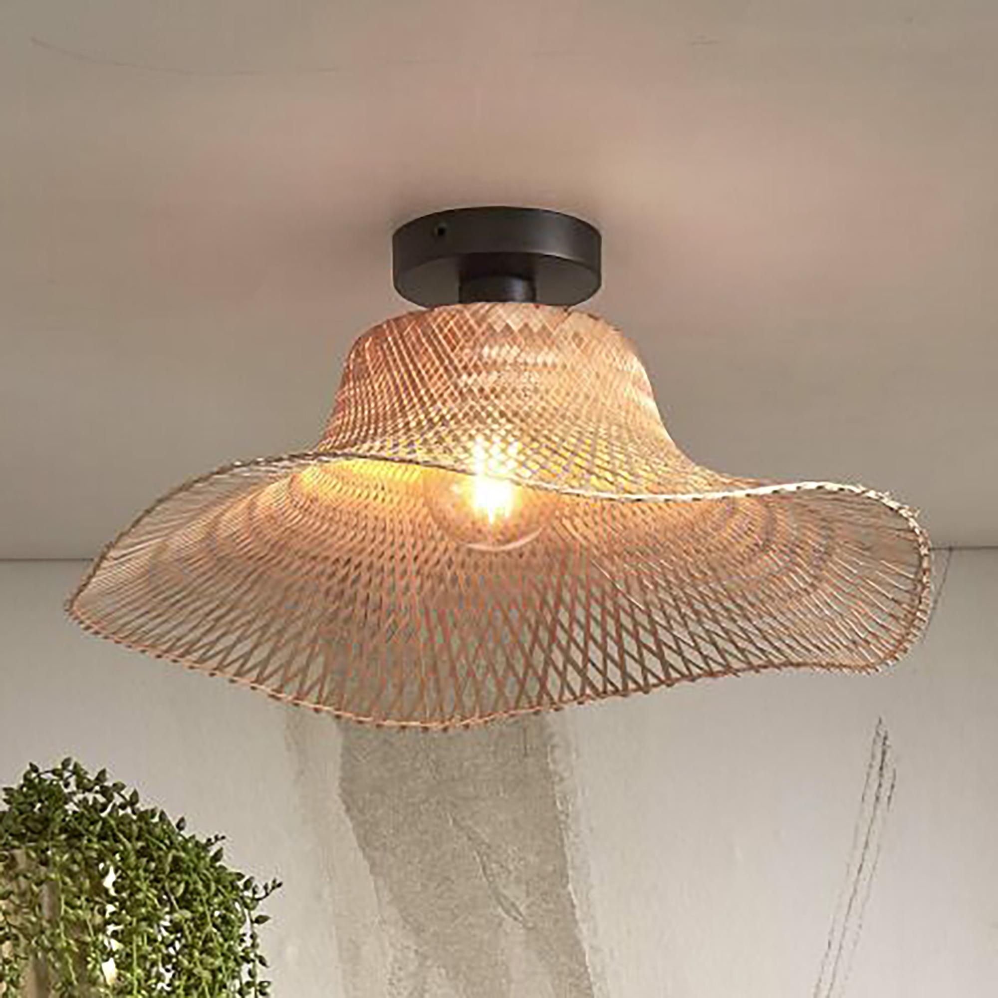 Ibiza Typ A Deckenleuchte 1-flammig Bambus Beige 1