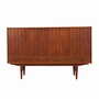 Vintage Highboard Teakholz Braun 1970er Jahre 0