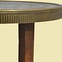Vintage Beistelltisch Holz Messing 1920er Jahre 7