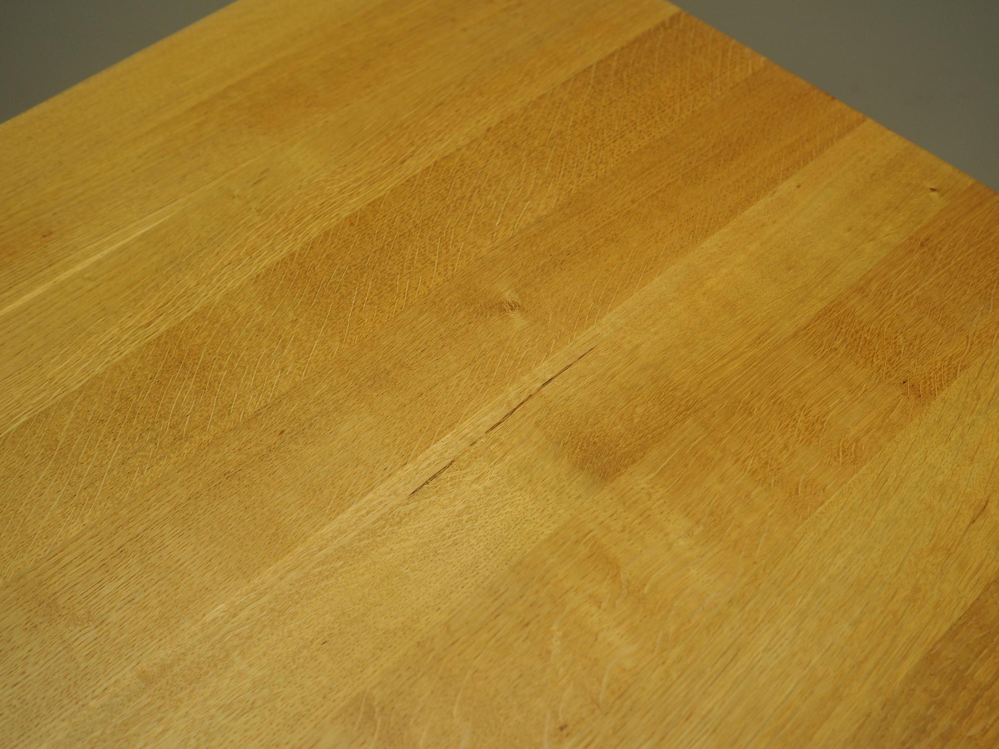 Dining table ash wood 1970s 8