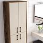 Benta Schrank Walnussbraun Creme 3