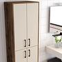 Benta Cabinet Walnut Brown Cream 3