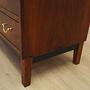 Vintage secretary desk, walnut wood, brown, 1960s 14